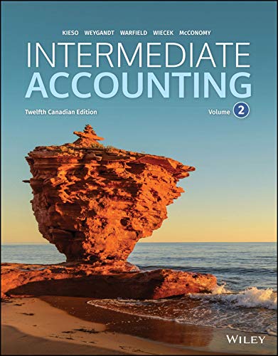 Intermediate Accounting, Volume 2, (12th Canadian Edition) - Orginal pdf